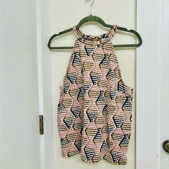 Anthropologie Multi Color Halter Top - Picture 2 of 5